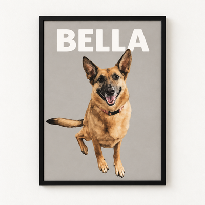 Custom Pet Poster