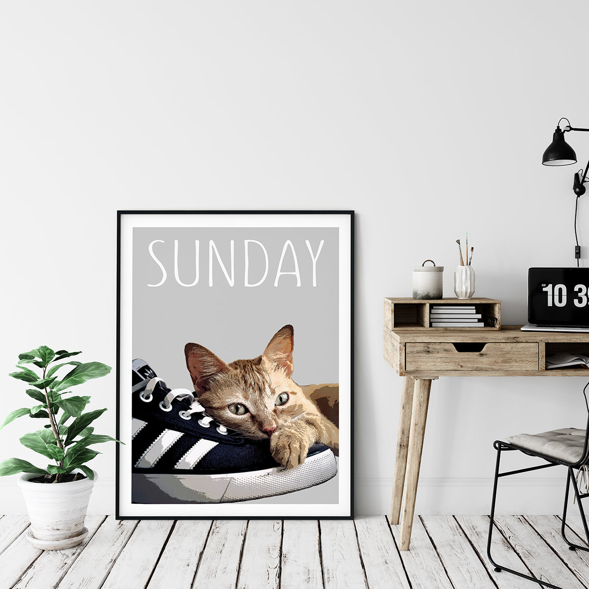 the best custom cat pop art based on your photos